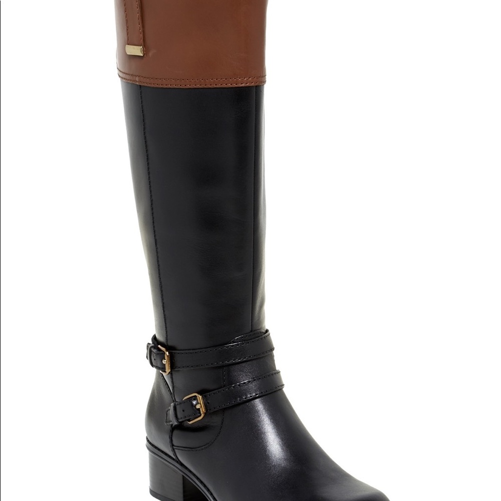 Bandolino Carlotta Two-Tone brown riding boots